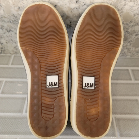 Johnston Murphy J&M Men's Sheepskin Woven Leather Slip On Shoes Lightweight 9.5M - Picture 8 of 8